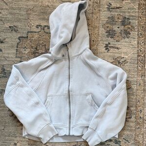 Lululemon full zip scuba - powder blue